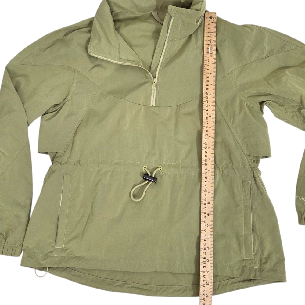 Lululemon Evergreen Anorak Packable Jacket Pullover Womens 8 Green Windbreaker - Picture 9 of 16